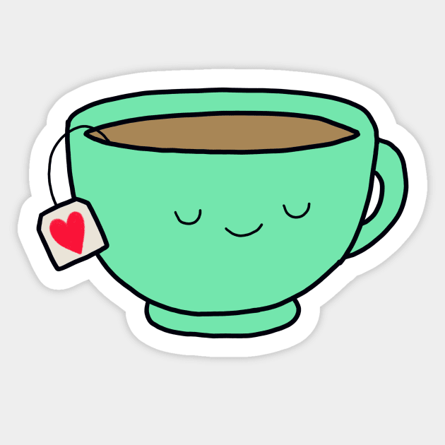 Cup of Tea Sticker by maddie55meadows